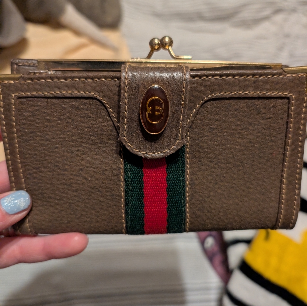 Gucci leather wallet Vintage